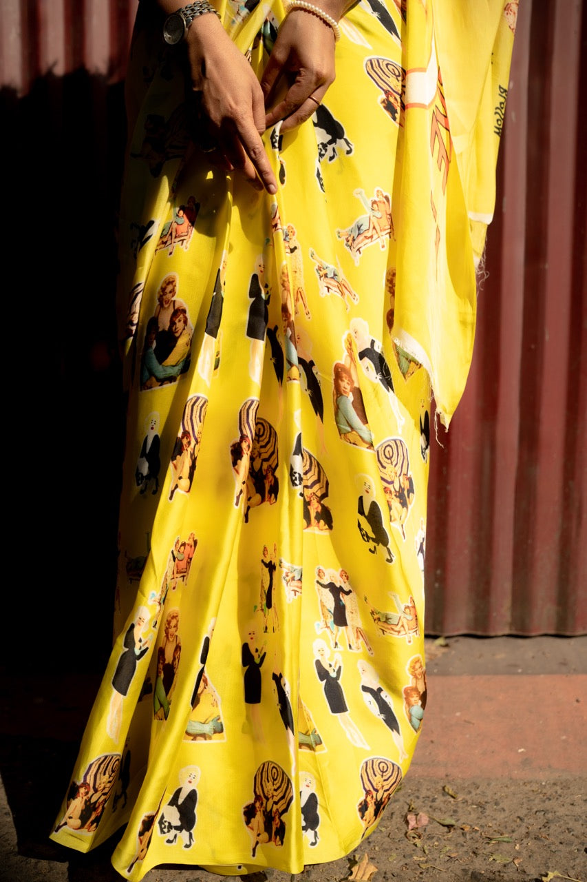 Marilyn Monroe Some Like It Hot Saree