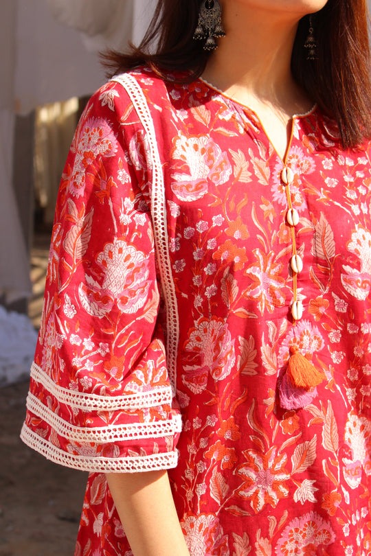 Printed Afghani Chogha Set