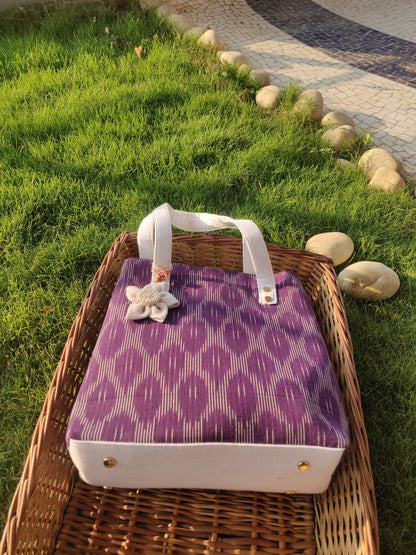 Ikat Cross Tote Bag