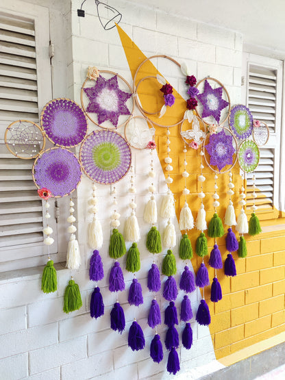 Shades of Amethyst Cluster Dreamcatcher