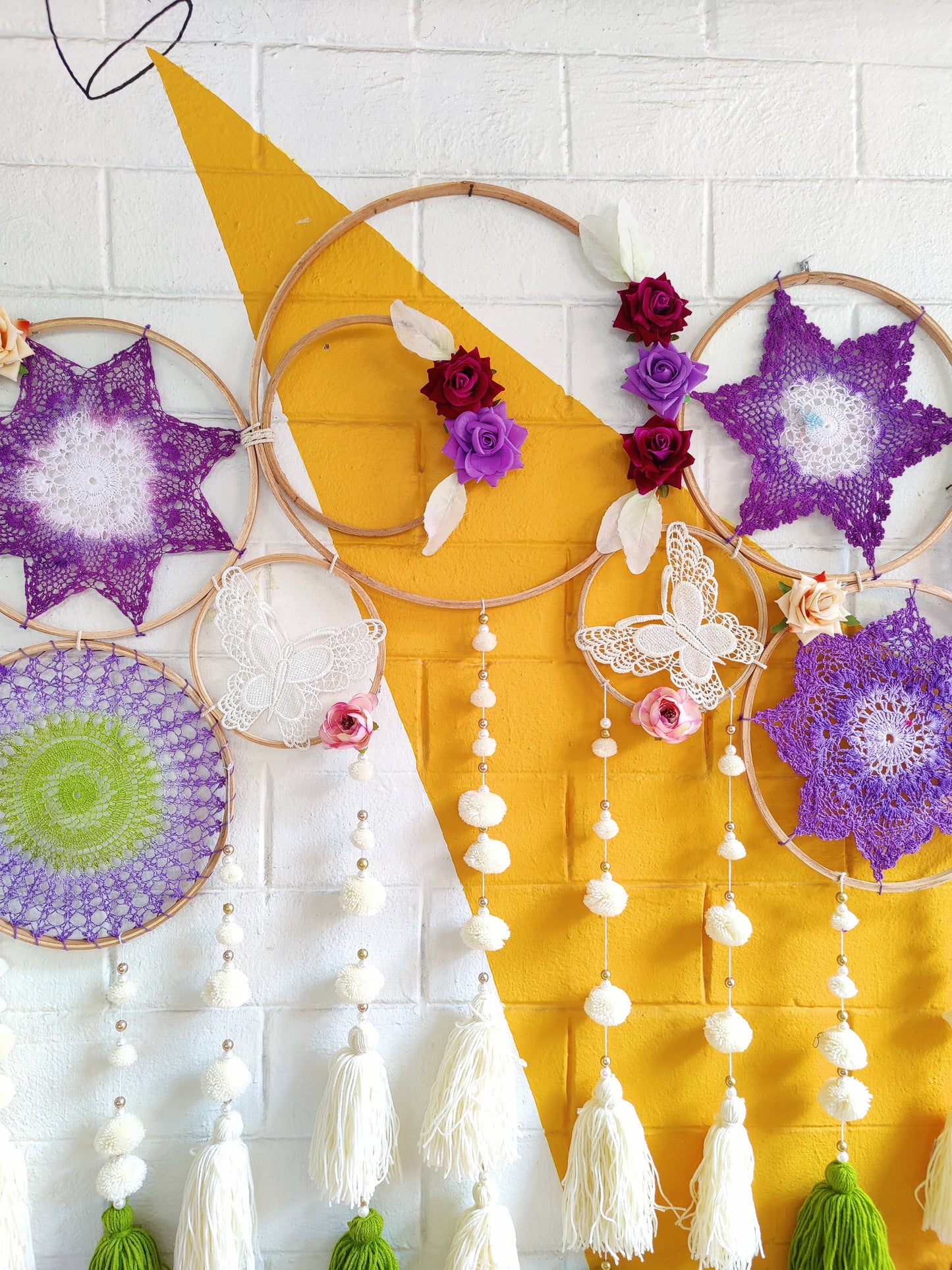 Shades of Amethyst Cluster Dreamcatcher