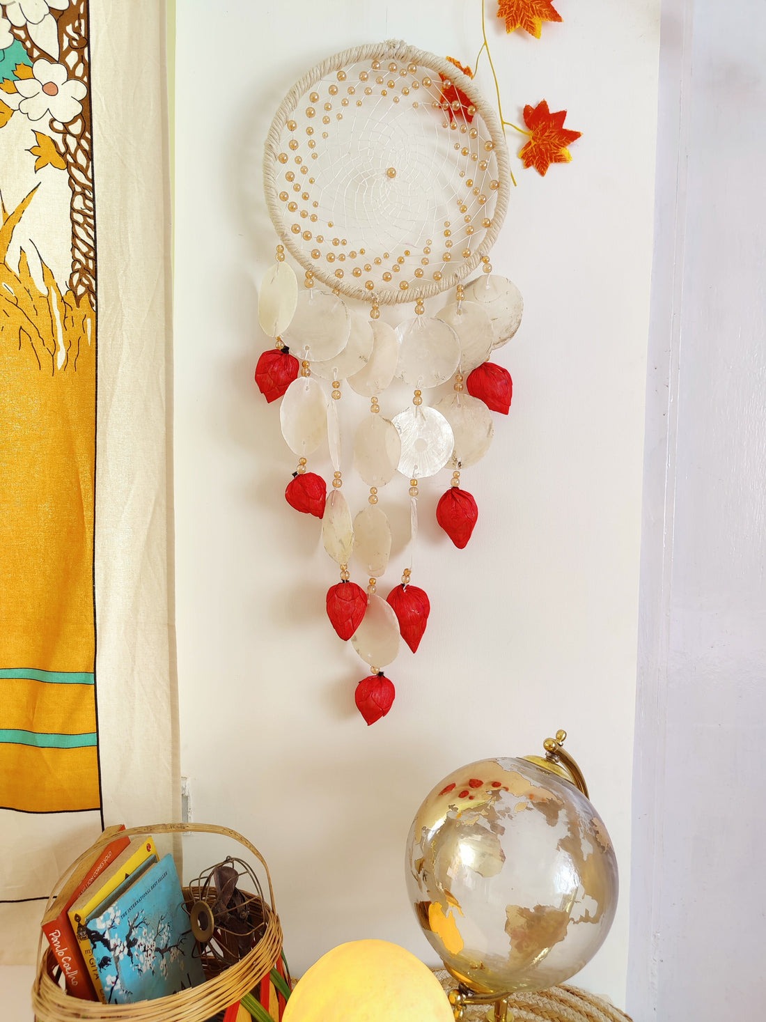 Beautiful Capiz Shell Dreamcatcher