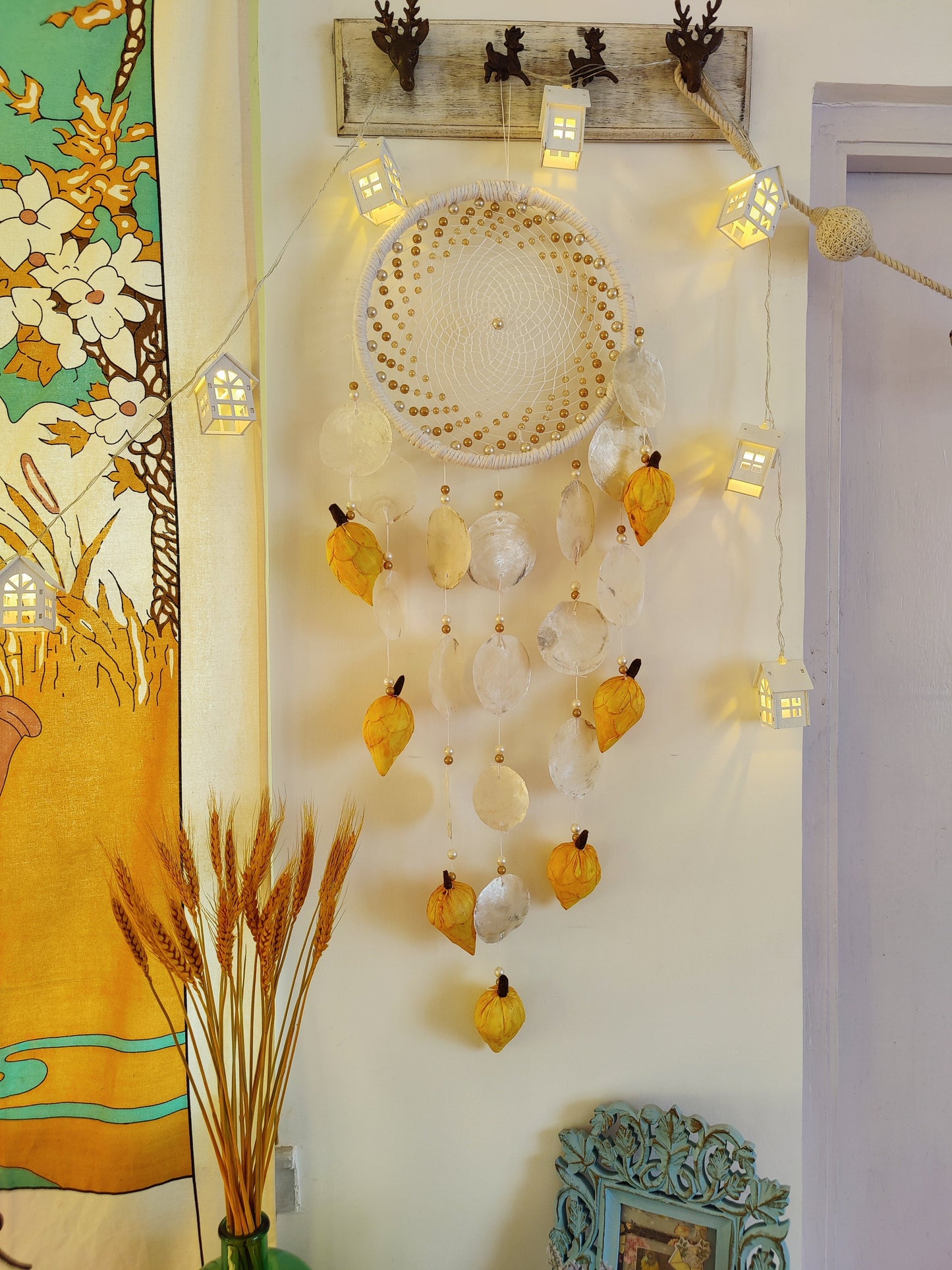 Beautiful Capiz Shell Dreamcatcher