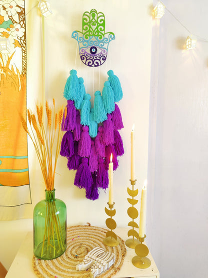 Hamsa Tassle Dreamcatcher