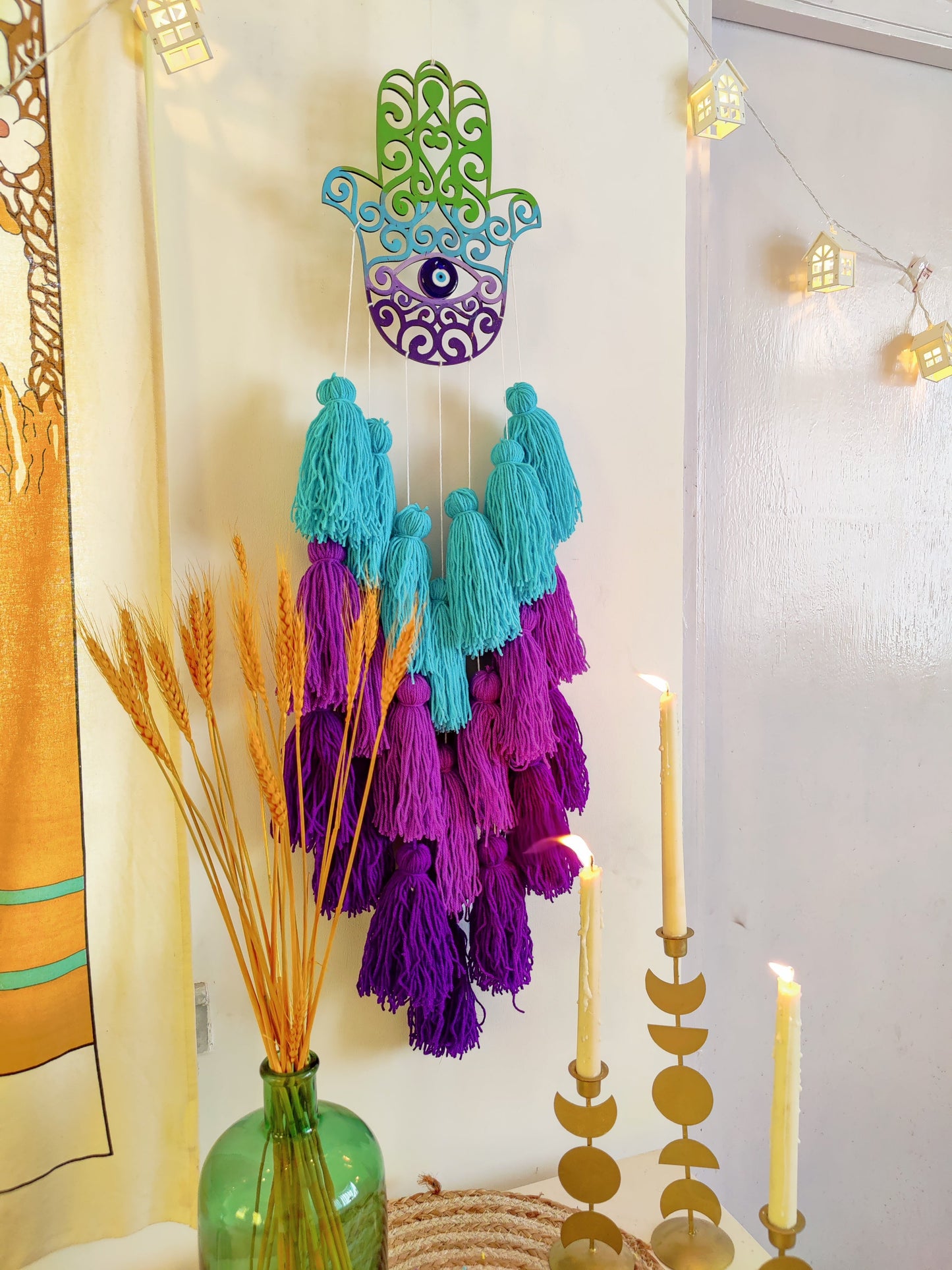 Hamsa Tassle Dreamcatcher