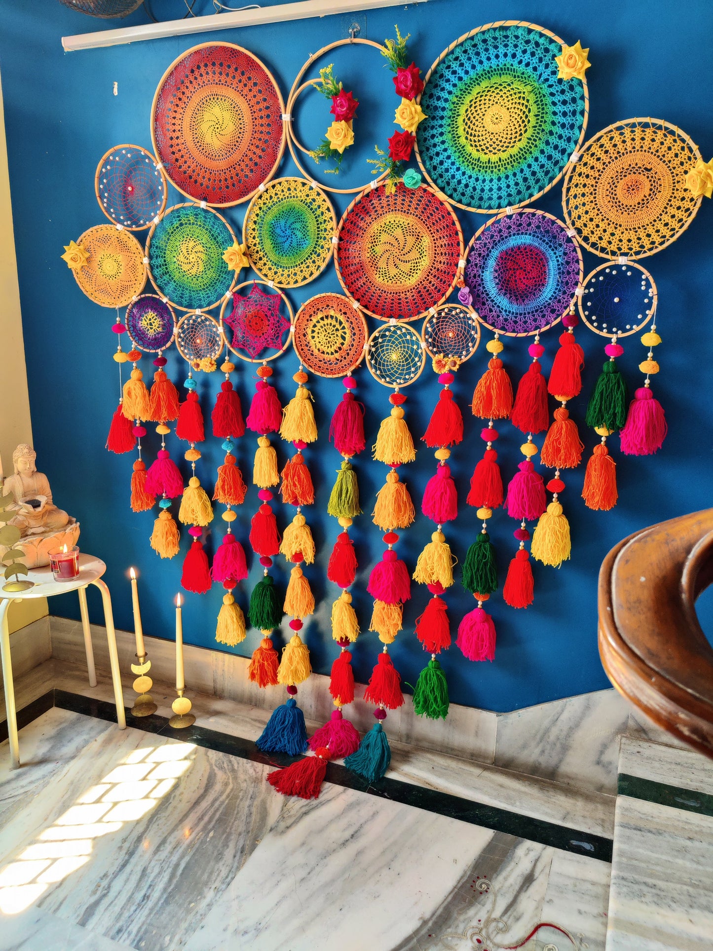 Big Multicolour Cluster Dreamcatcher