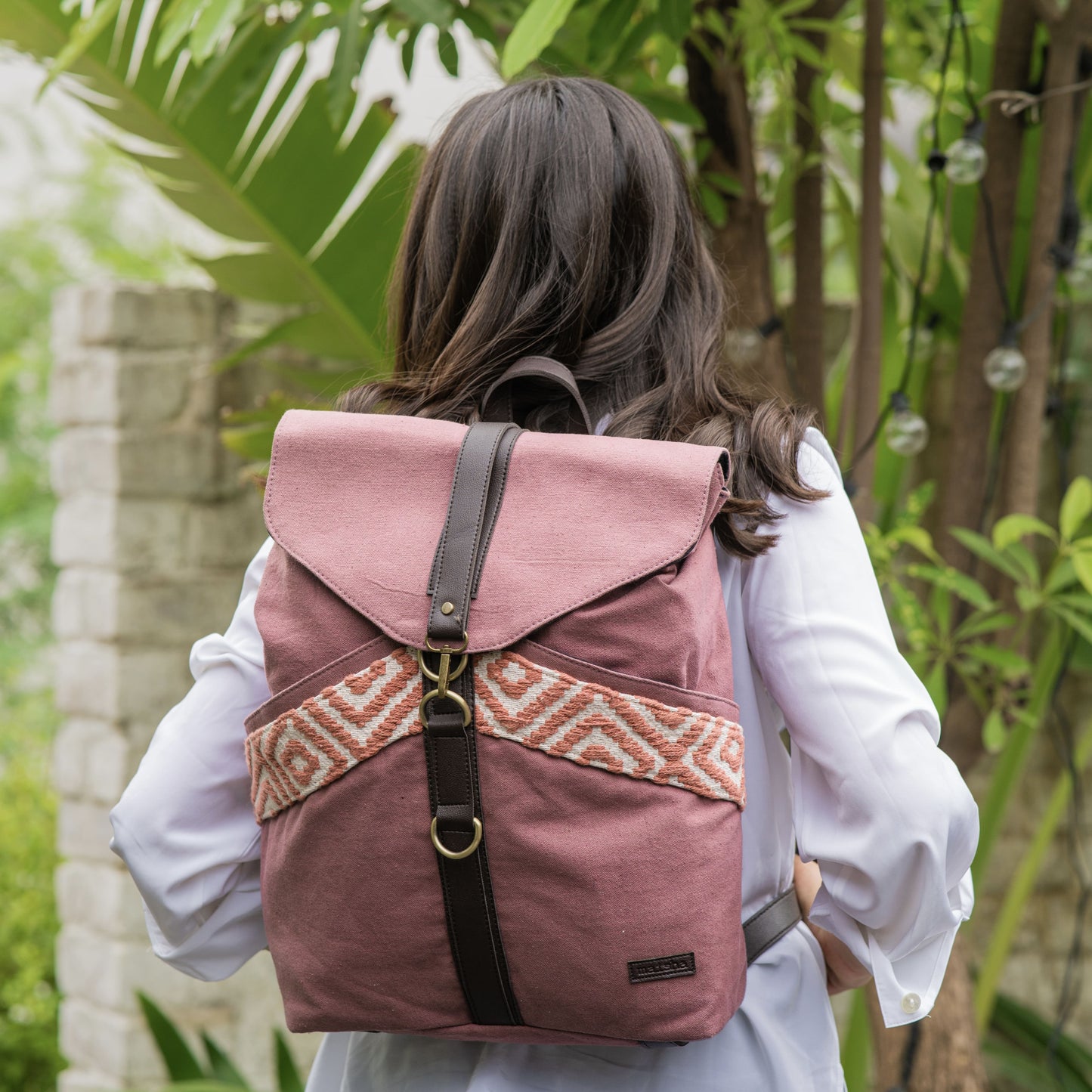 Vintage Violet Unisex Backpack Bag