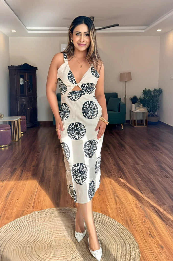 Mystic Halter Cut Dress