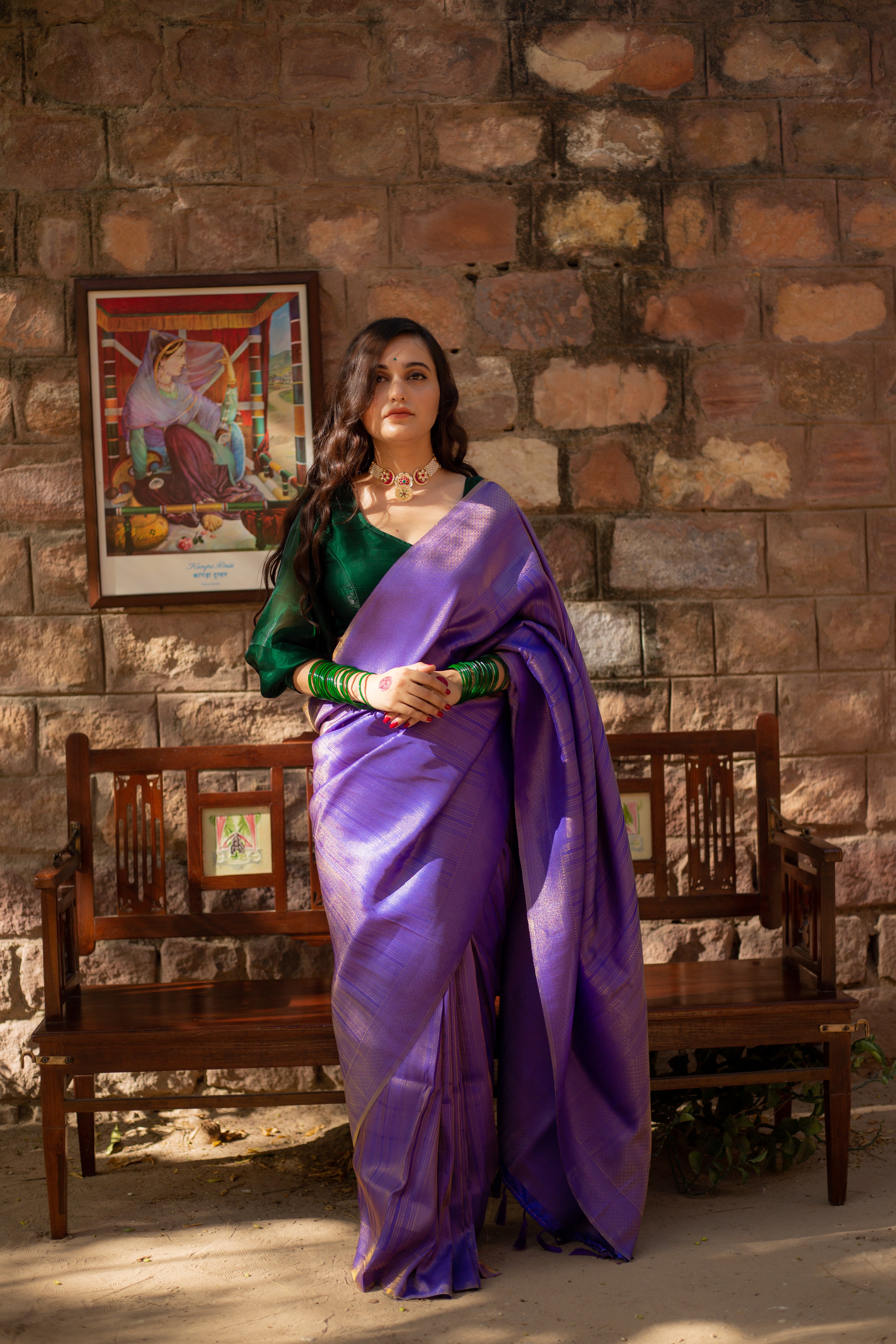 Dazzling Purple Soft Silk Saree With Ebullience Blouse Piece –  jineliyafashion