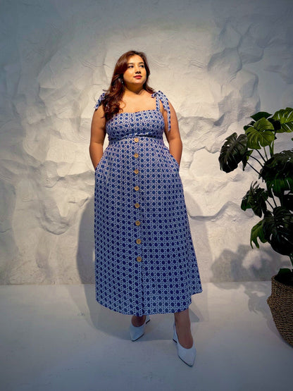 Brissa Cotton Midi Skirt