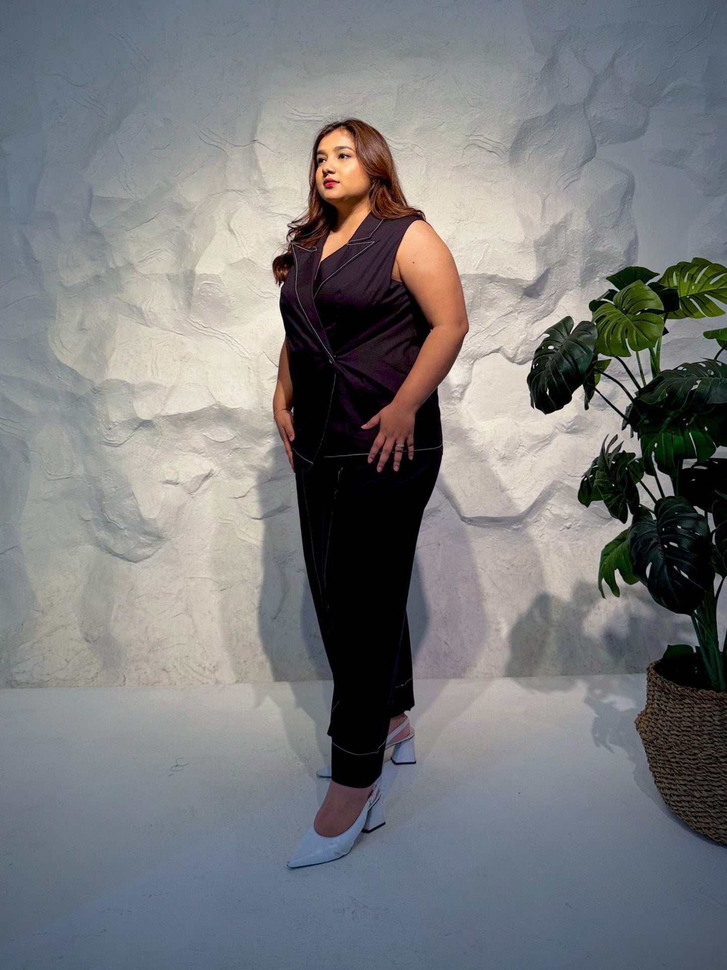 Luma Structured Vest and Pants Co-ord Set