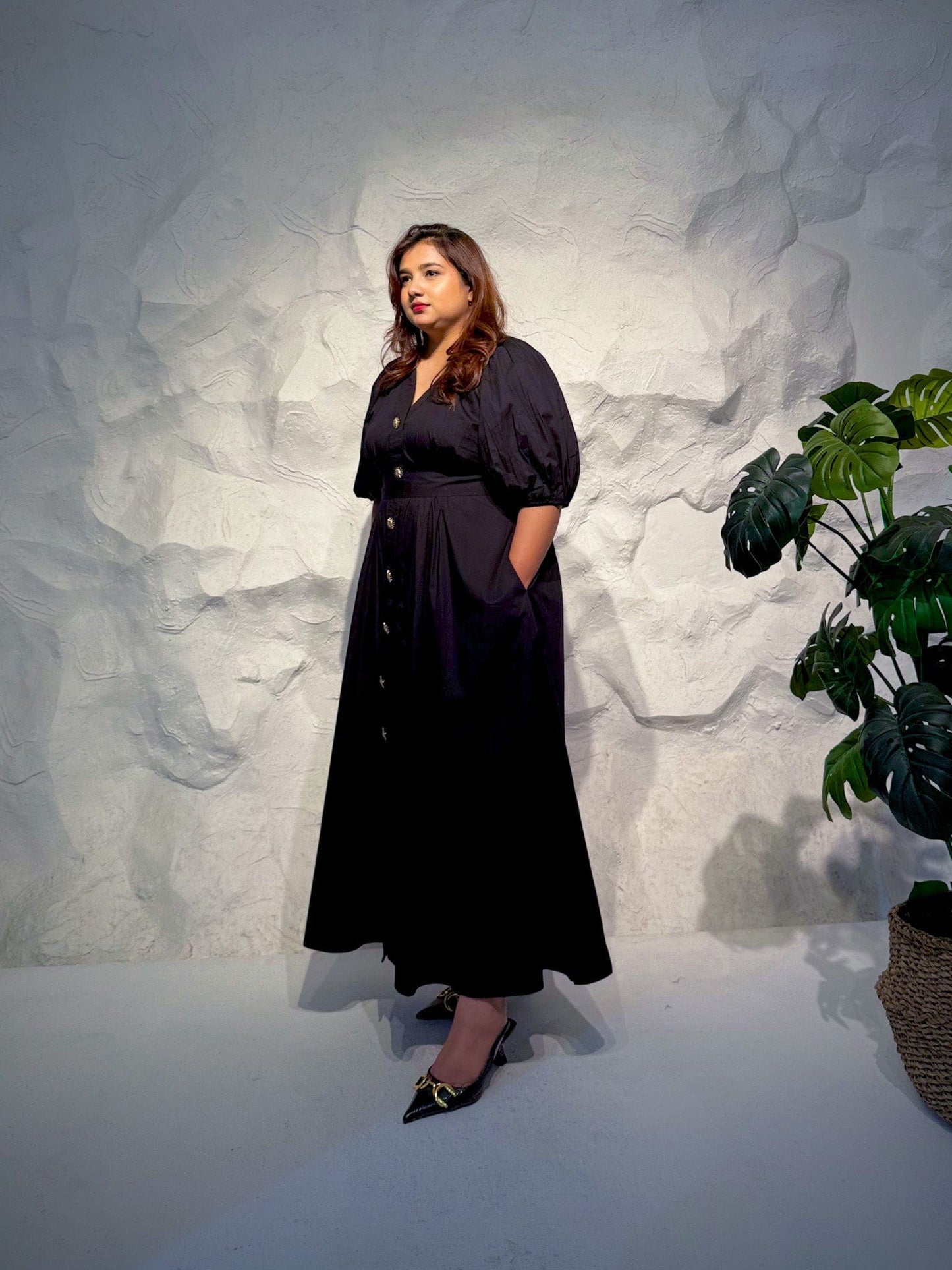 Lucia Button Down Maxi Dress