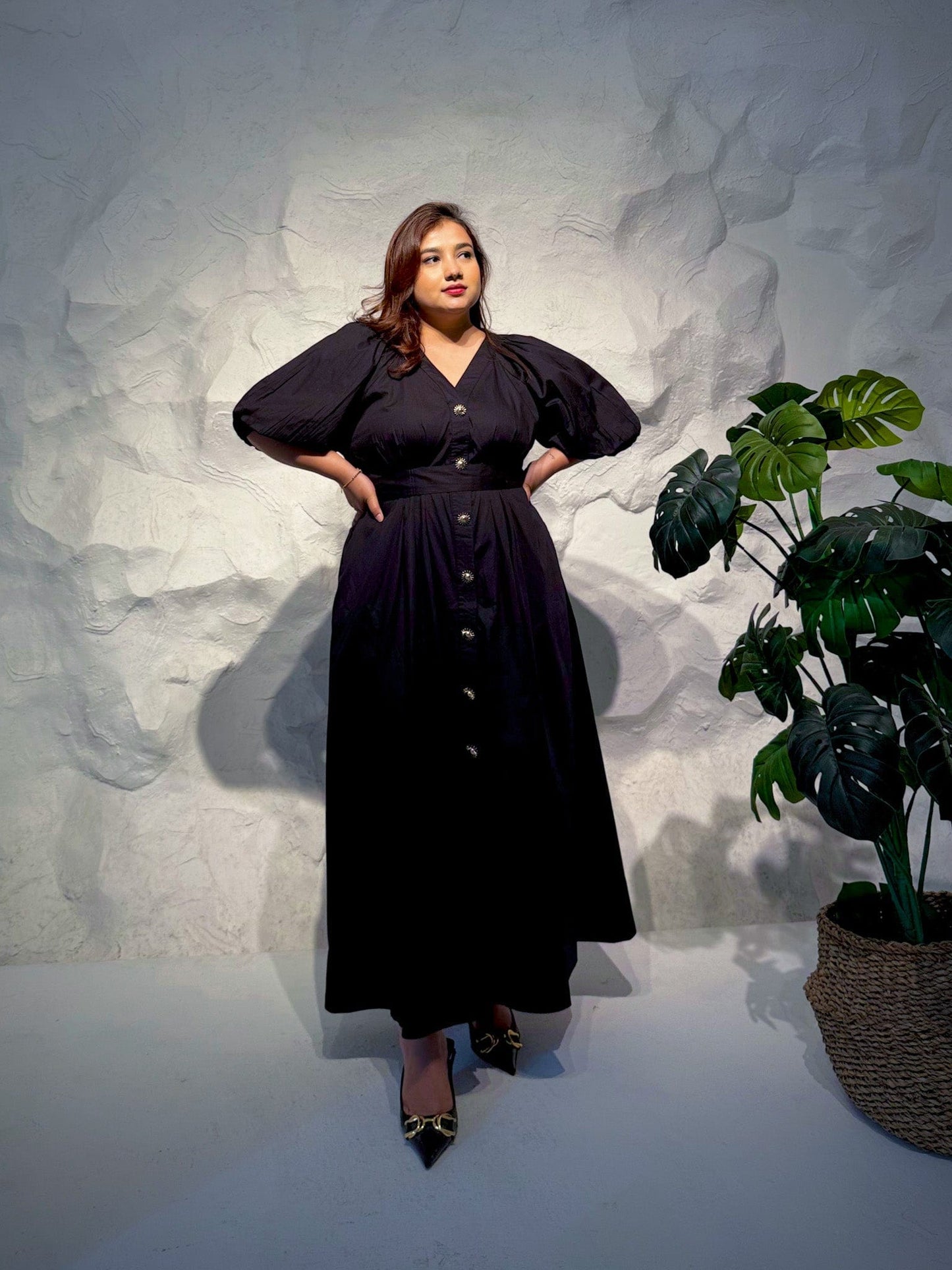 Lucia Button Down Maxi Dress