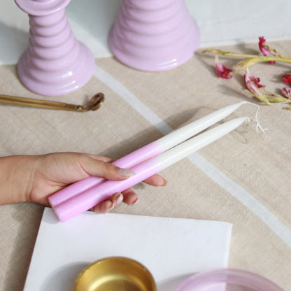 Ombre Hand-dipped Tapered Candles