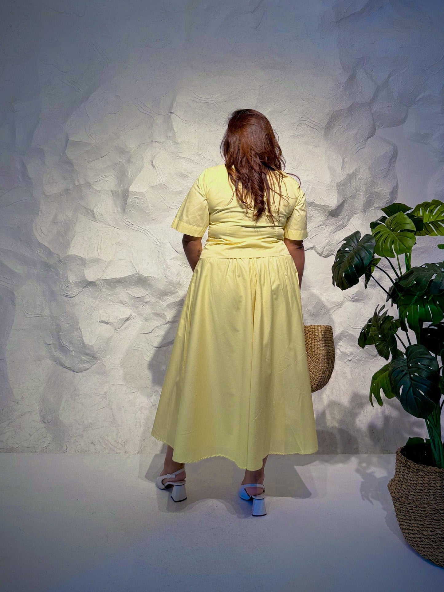 Francesca Wrap Top and Flare Skirt Co-ord Set