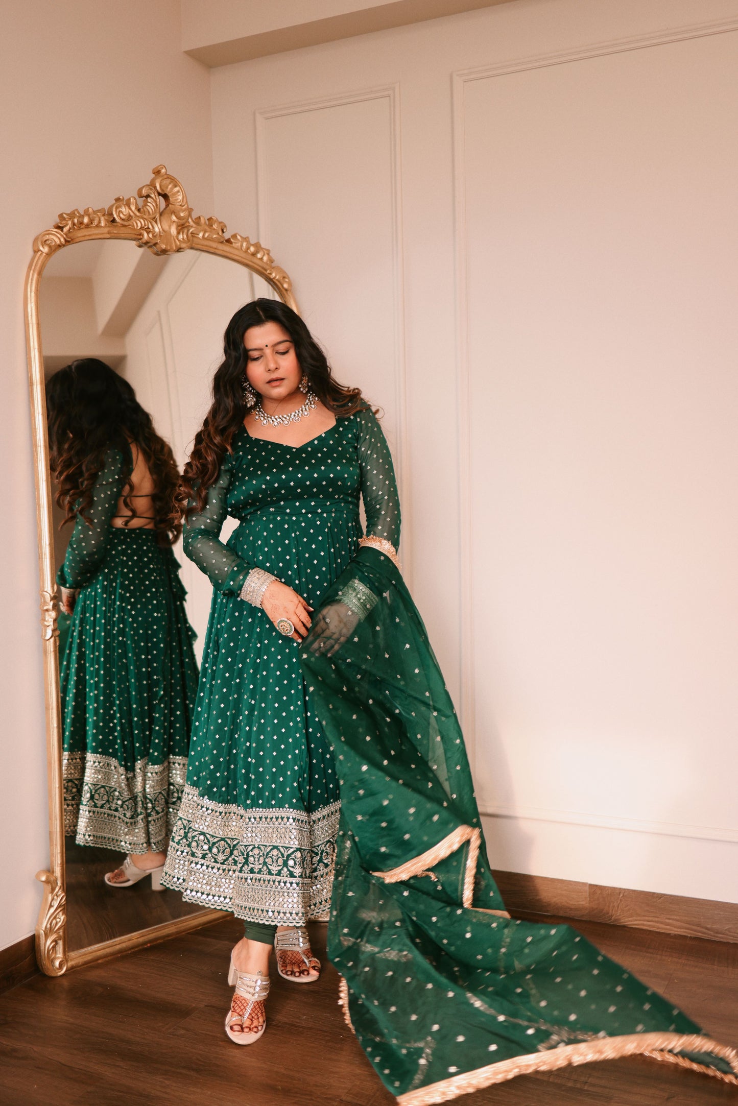 Mehfil Anarkali Suit Set