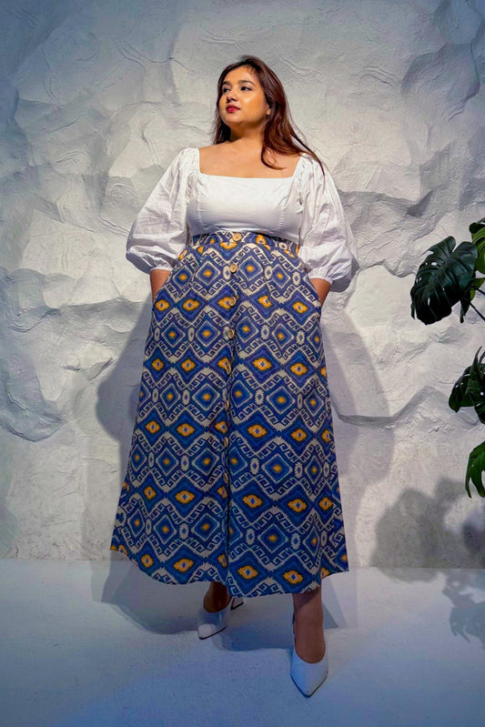 Solstice Button-Down Midi Skirt