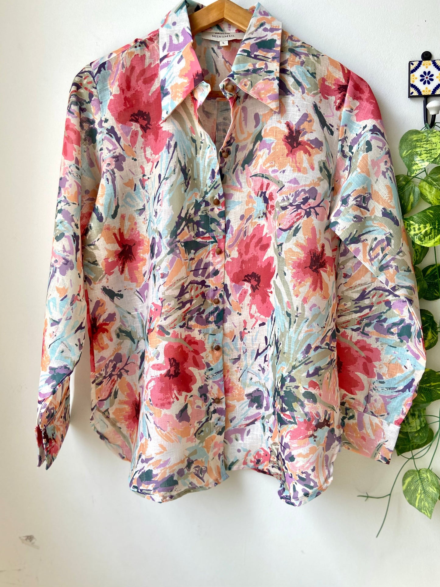 Autumn Meadow Linen Shirt