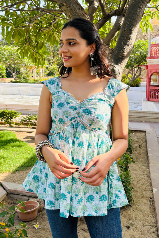 The Jodha Peplum Kurti