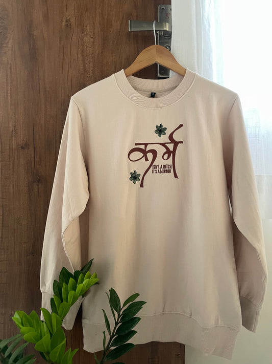 Karm Embroiderd Sweatshirt