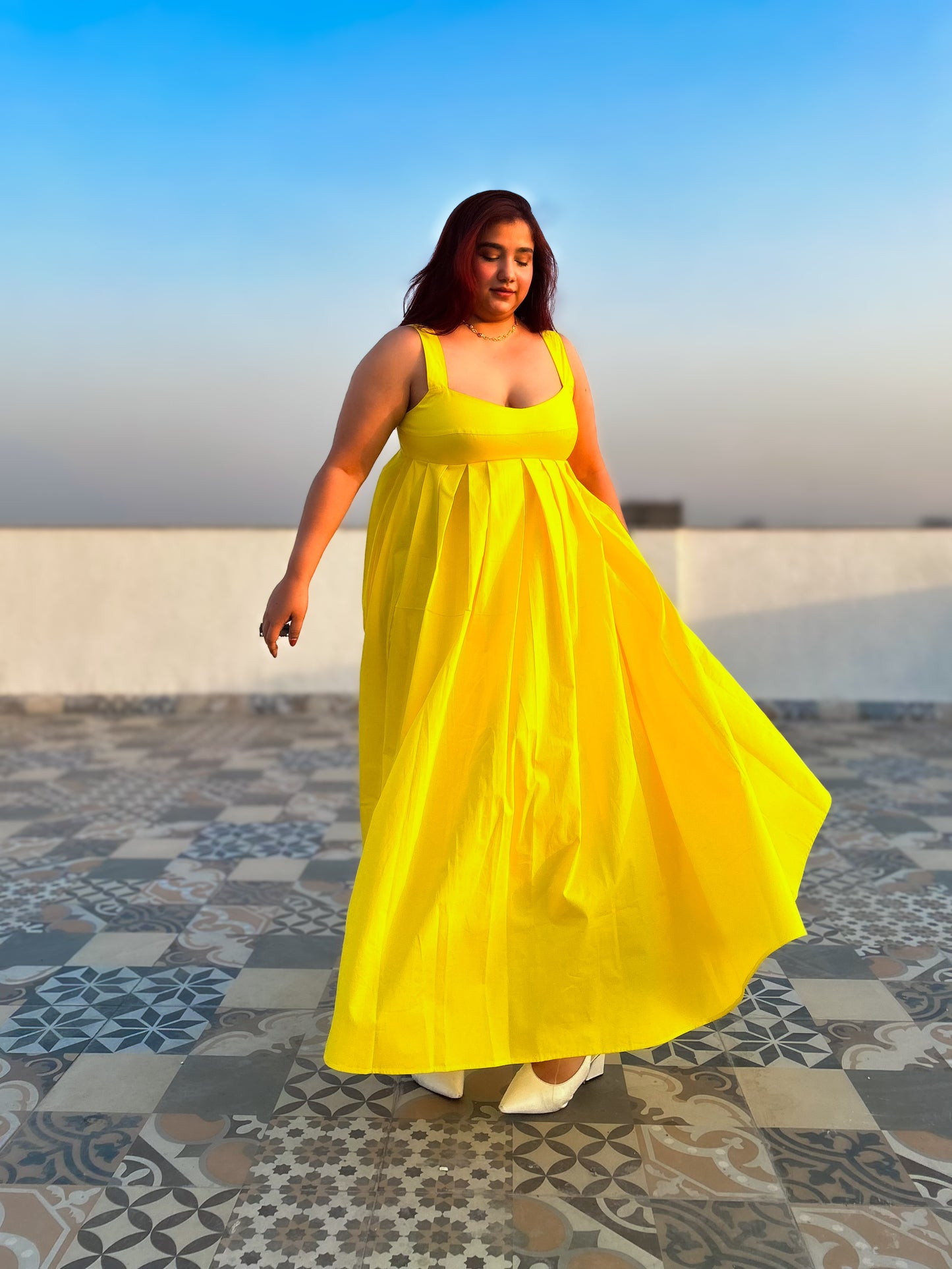 Yellow Mama Mia Dress