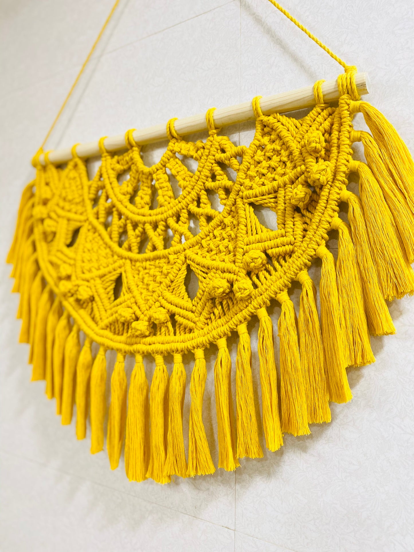 Semi Circle Macrame Wall Hanging