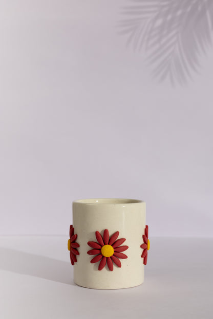 Color Burst Ceramic Planter