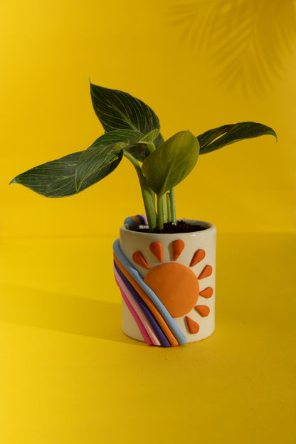 Sunny Days Ceramic Planter