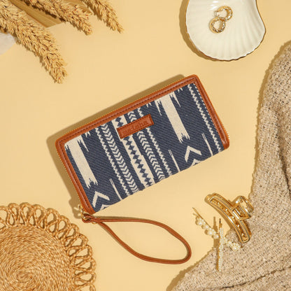 Adventurous Blue Wallet