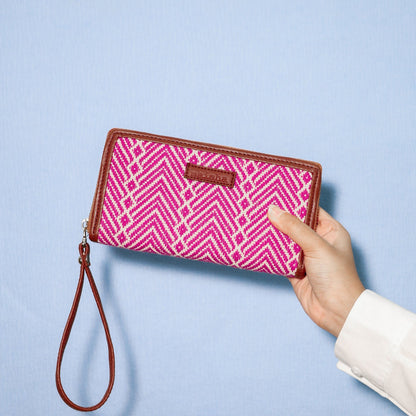 Magenta Maze Wallet