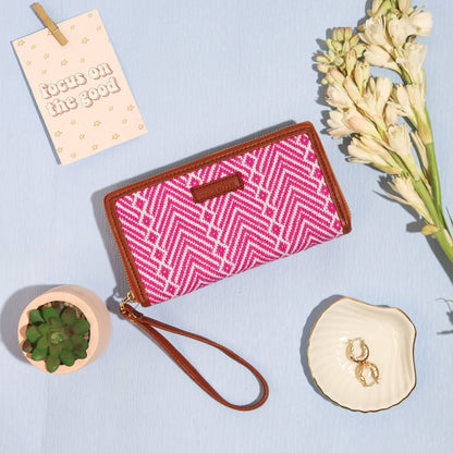 Magenta Maze Wallet