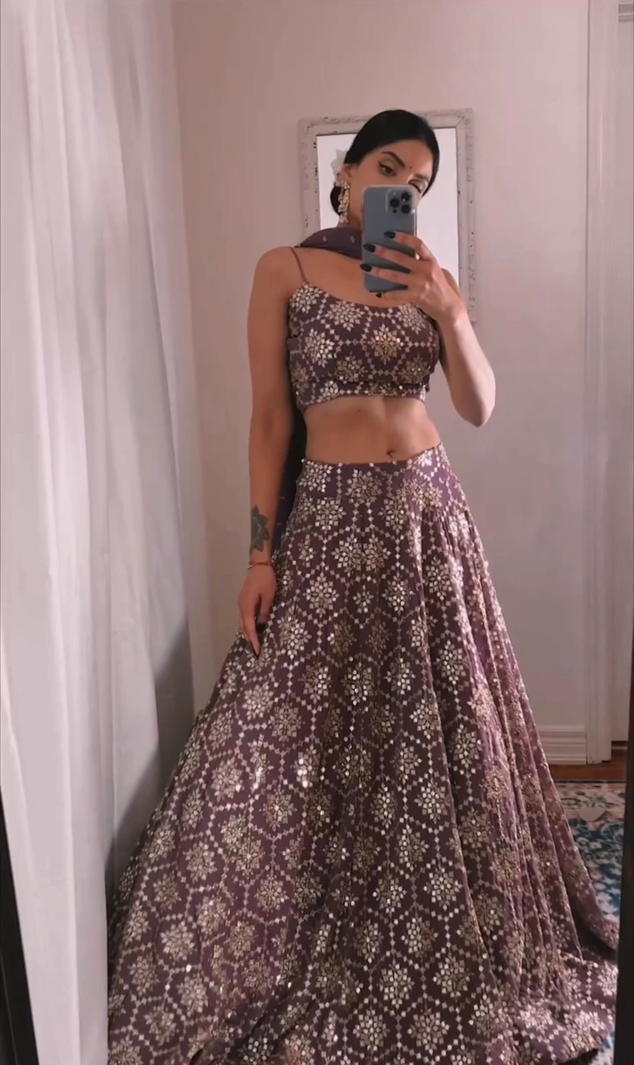 All Sequin Work Lehenga