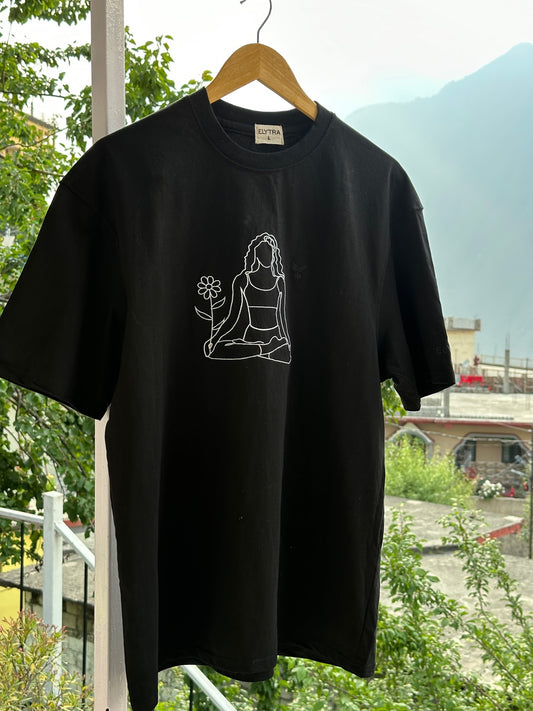 Women At Peace Black Tshirt