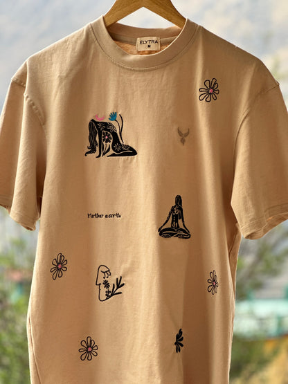 Mother Earth Beige Tshirt