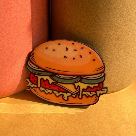 Burger Fridge Magnet