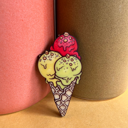 Ice Cream Fridge Magnet