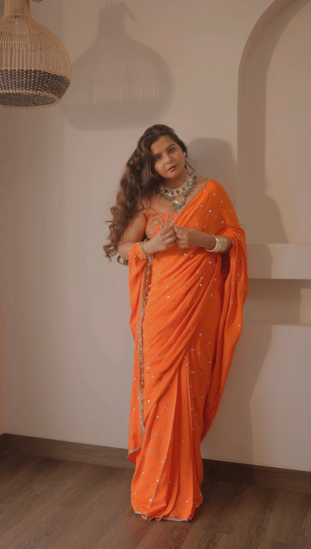 Rozaa Pre Drape Saree