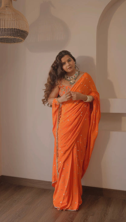Rozaa Pre Drape Saree