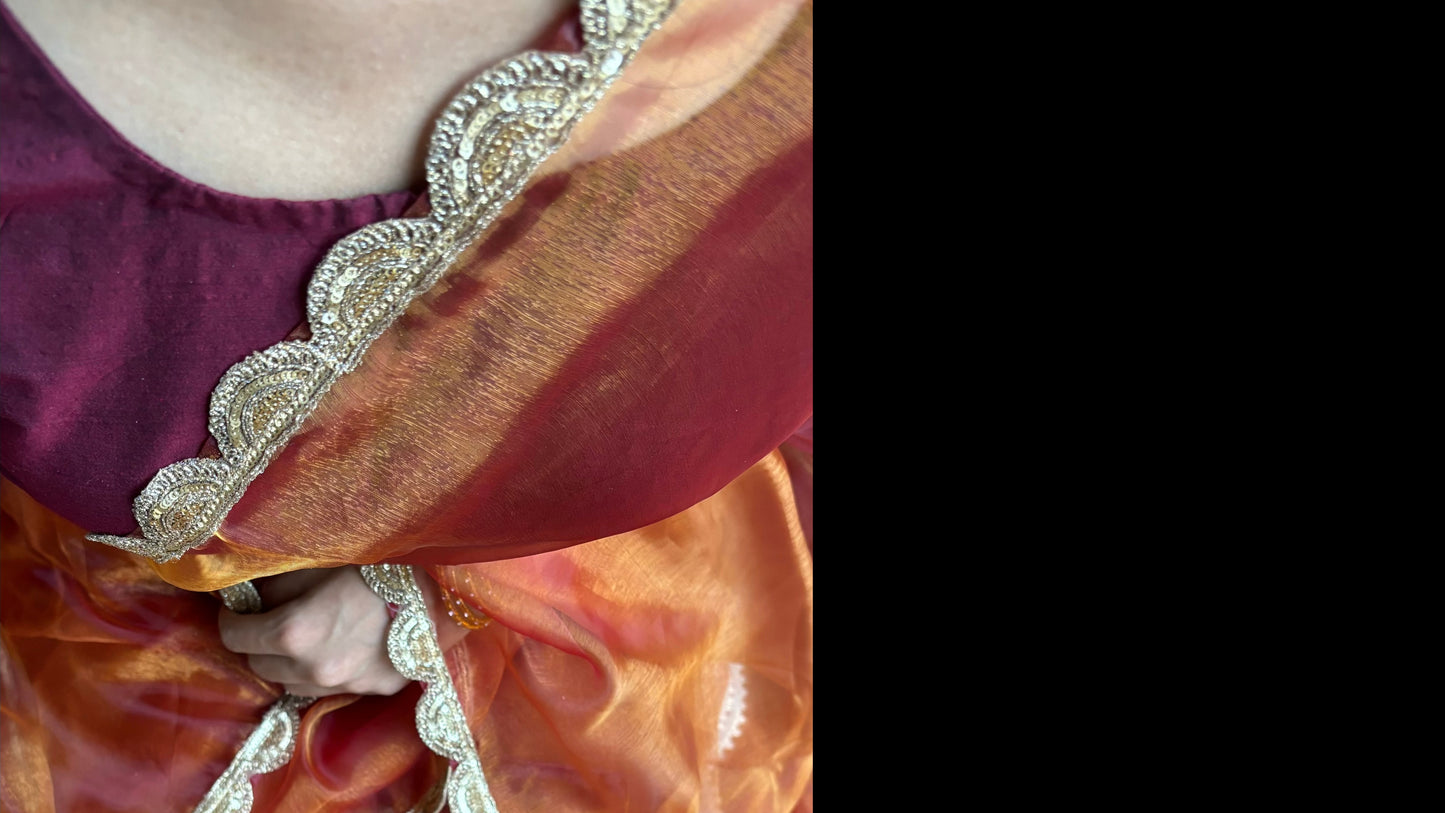 Starstruck Radiance Handwoven Saree