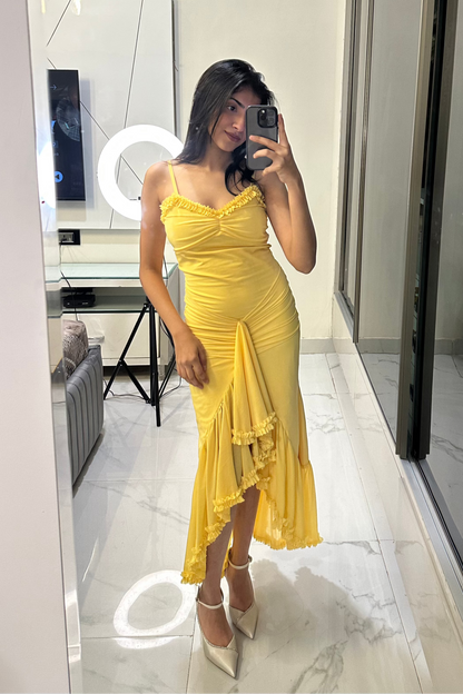 Golden Girl Sunset Yellow Dress