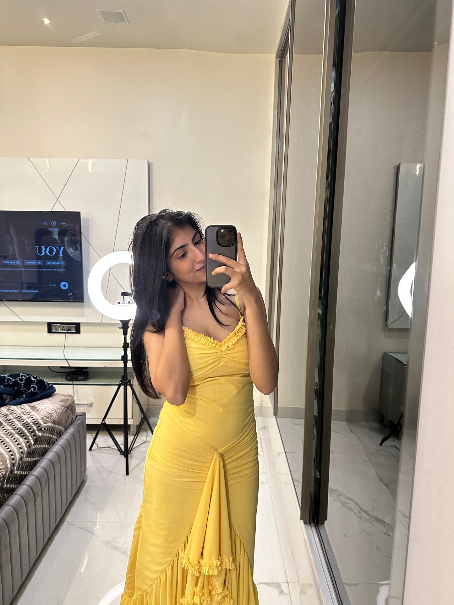 Golden Girl Sunset Yellow Dress