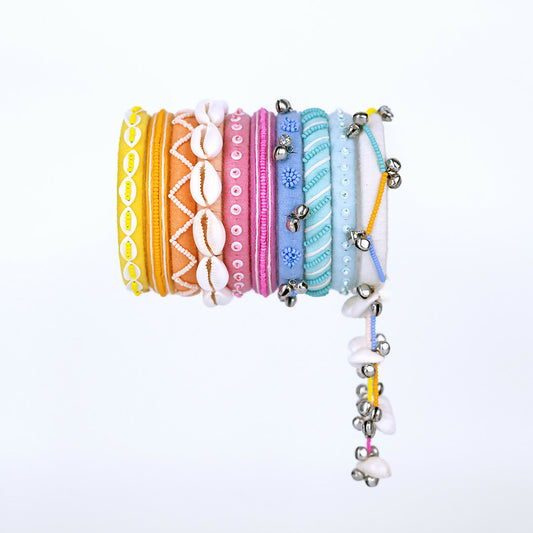 Mrida Multicolor Bangle Set