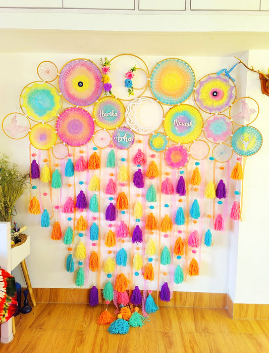 Pastel Cluster Dreamcatcher