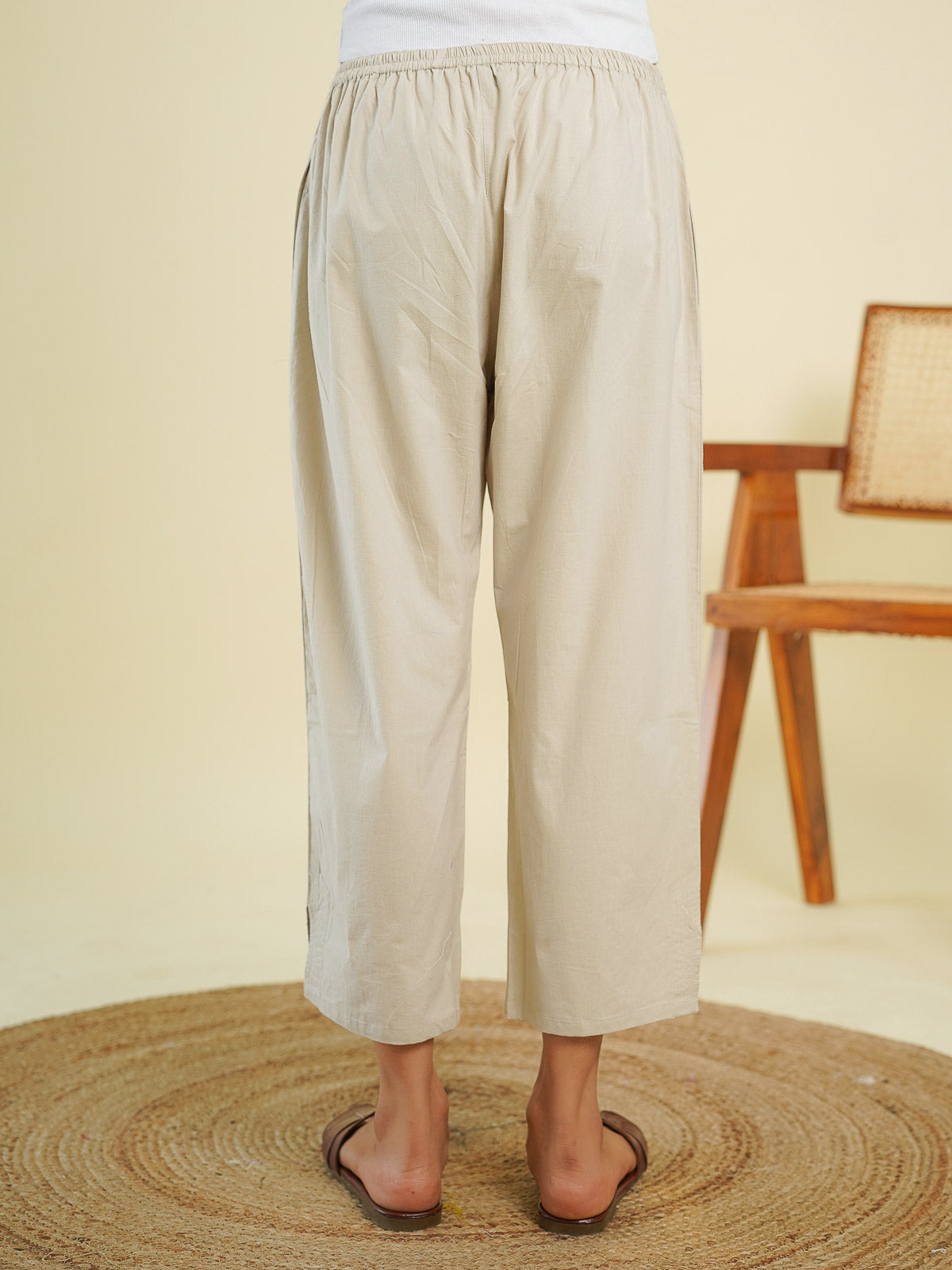 Ankle Length Pant Grey