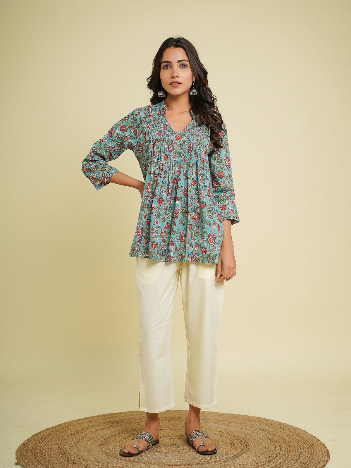 Gauhar Pintuck Top