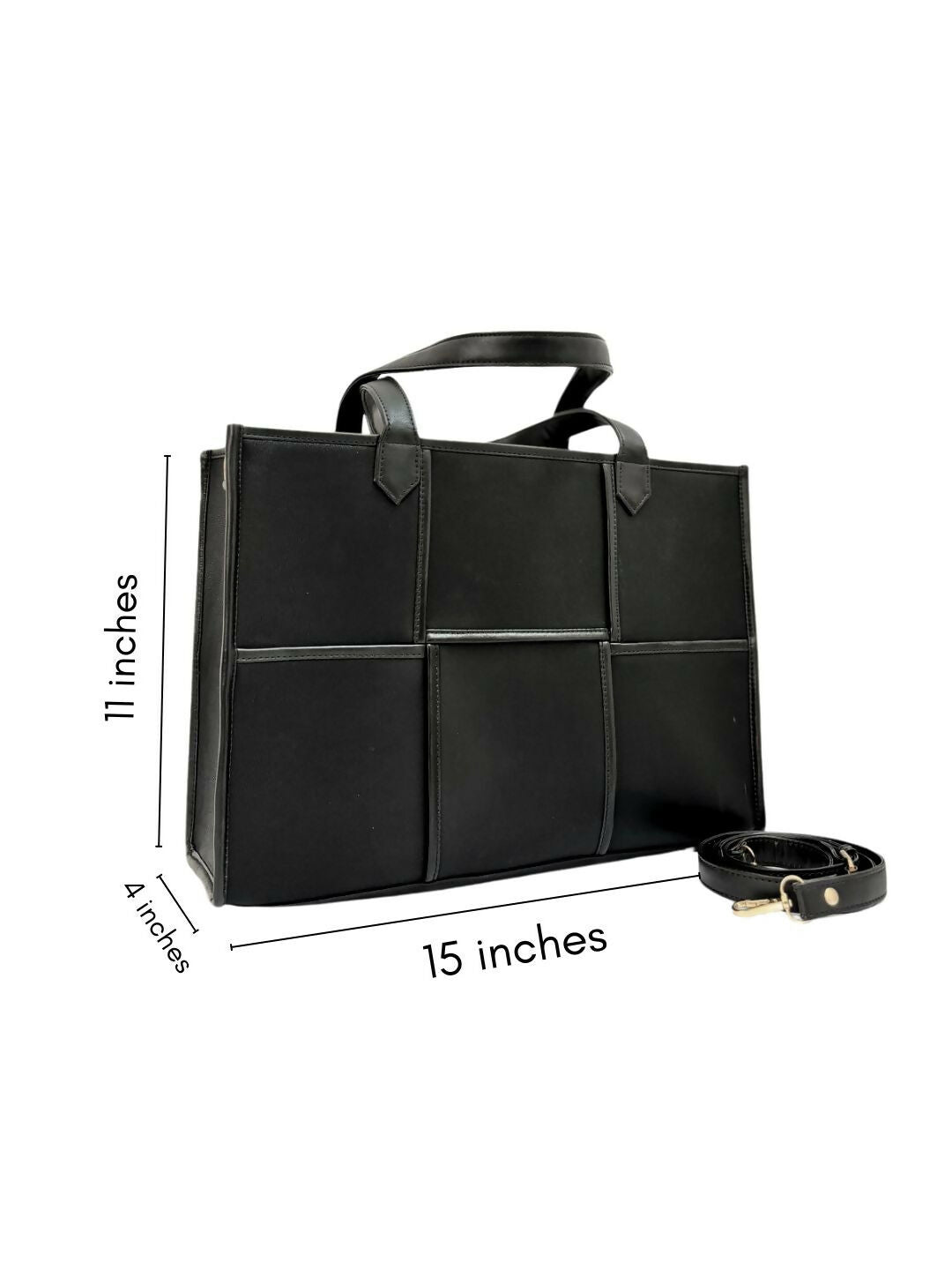 All Black Ace Tote