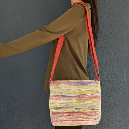 Upcycled Handwoven: The Messenger Bag