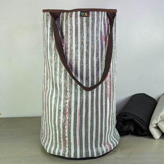 Upcycled Plastic: Brown Laundry Bag