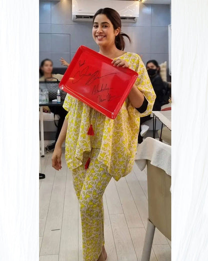 Jahnvi Funky Monkey Chill Jams Cotton Co-ord Set