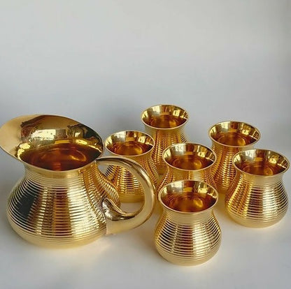 Brass Matki Pitcher